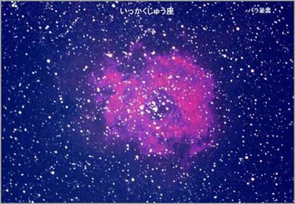 いっかくじゅう座(バラ星雲)の写真