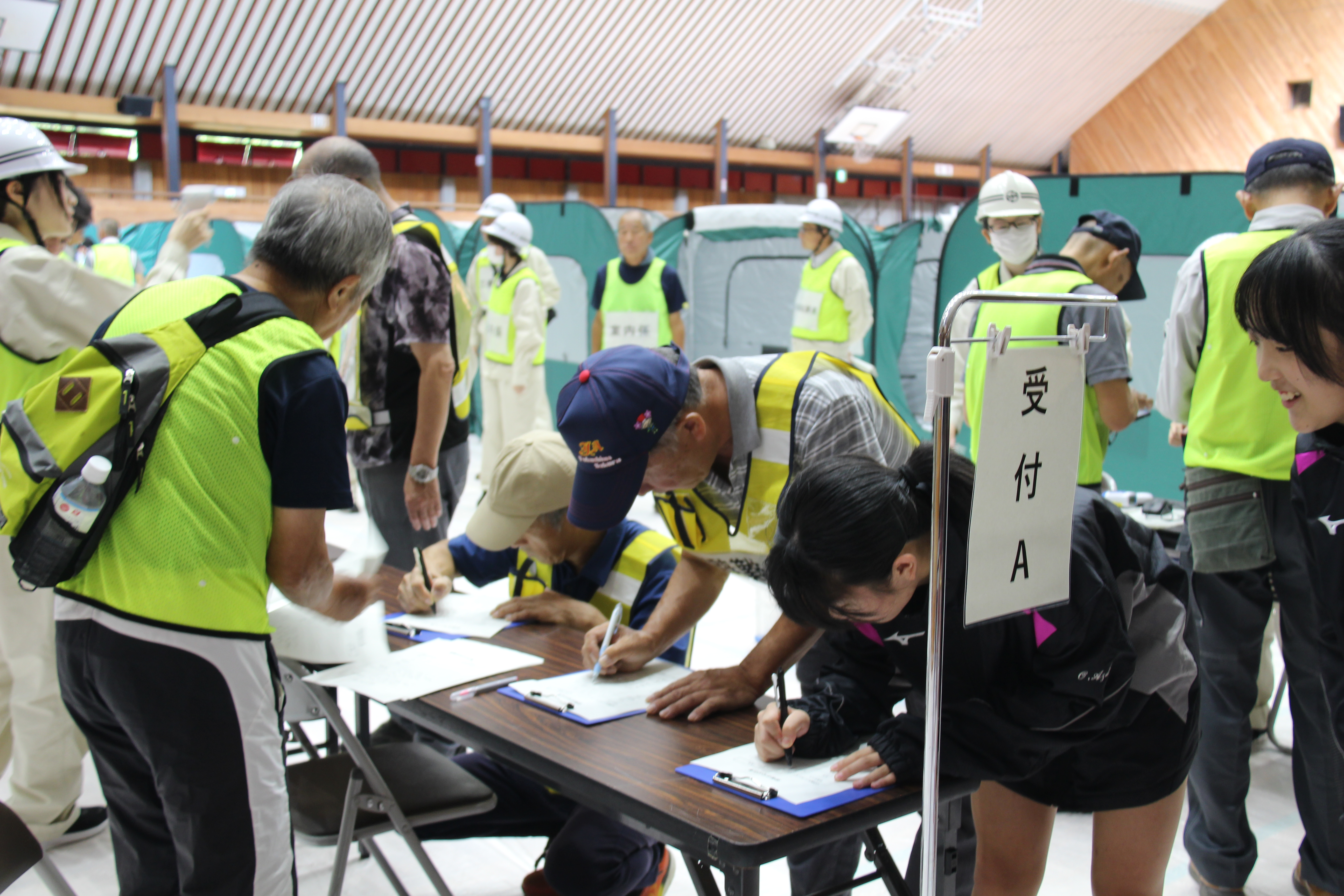 避難所受入訓練2