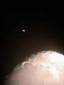 月と土星の接近の写真