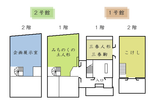 人形館フロアマップ