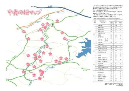 中妻の桜マップ