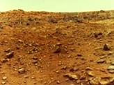 火星の地表の写真