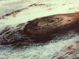 火星の極冠の写真