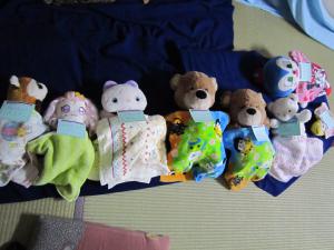 お昼寝のようす