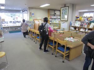 古本リユース市のようす